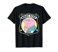 Peppa Pig Daddy Pig Night Feed Duty T-Shirt