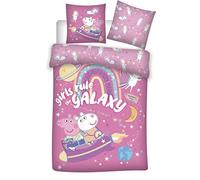Housse de couette - Carbotex - Peppa Pig - 140 x 200 cm - Rose - Microfibre douce