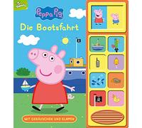 Peppa Pig - Die Bootsfahrt - Klappen-Geräusche-Buch mit 10 Sounds - Pappbilderbuch für Kinder ab 3 Jahren