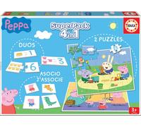 Educa Superpack Peppa Pig Jeu de puzzle 25 pièce(s) Dessins animés