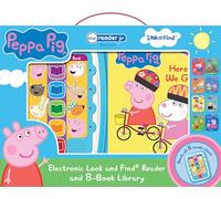 PI Kids – Peppa Pig Me Reader Jr – Lecteur électronique et coffret de 8 livres sonores