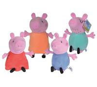 Peppa Pig en peluche petit, 4-sort.