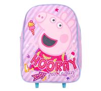 Peppa Pig Enfant Valise Cabine À Roulettes Trolley Rose 42cm