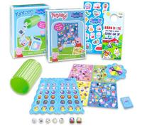 Peppa Pig Ensemble de jeu de société pour enfants - Ensemble avec jeux de société Peppa Pig Yahtzee Jr et Pictureka, autocollants, plus | Soirée de jeu en famille pour filles et garçons