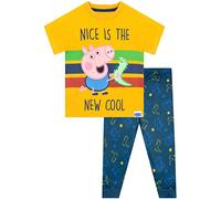 Peppa Pig Ensemble de Pyjama Garçon George Pig Multicolore 3-4 Ans