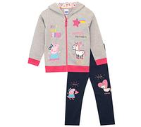 Peppa Pig - Ensemble leggings et sweat-shirt à capuche - Licorne - Fille - Multicolore - 18-24 Mois