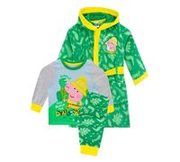 Peppa Pig Ensemble Robe De Chambre Et Pyjama George Pig pour Garçon Vert 5-6 Ans