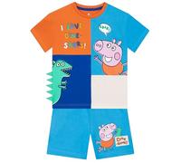 Peppa Pig Ensemble T-shirt Et Short | Tenue D'Été Garçon Avec Short Et Haut | Ensemble George Garçon | Bleu 3-4 Ans