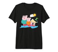 Peppa Pig Family Surf T-Shirt Haut de Gamme