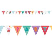 Peppa Pig - Fanion - Drapeau SG23065 (Taille unique) (Coloré)