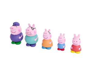Peppa Pig Figure 5 Figurines De Salle De Bain