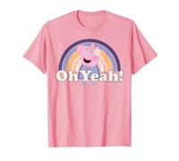 Peppa Pig Flower Power Oh Yeah Love Friend BFF Années 60 Retro Fun T-Shirt