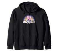 Peppa Pig Flower Power Oh Yeah Love Friend BFF Fun Retro des années 60 Sweat à Capuche