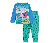 Peppa Pig Garçon George Pig Pyjamas Enfants 3D Dino Épines Luxe Ensemble Complet Pjs, Vert, 5-6 ans