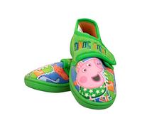 Peppa Pig Garçons Chaussons George Pig Vert 27