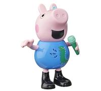 Peppa Pig George Blague et Chante, Figurine de 20 cm, Jouet Musical avec Plus de 50 Sons et chansons, Jouets préscolaires pour Filles et garçons, dès 3 Ans - Version Française