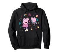 Peppa Pig George Collage Amusant Best Sister Brother BFF Classic Sweat à Capuche