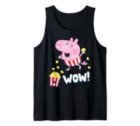 Peppa Pig George Cool Popcorn Adventure Wow Dessin animé Classique Débardeur