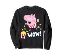 Peppa Pig George Cool Popcorn Adventure Wow Dessin animé Classique Sweatshirt