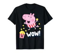 Peppa Pig George Cool Popcorn Adventure Wow Dessin animé Classique T-Shirt