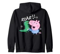 Peppa Pig George Dinosaur Raw Adventure Explorez Le Divertissement Classique Sweat à Capuche
