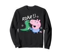 Peppa Pig George Dinosaur Raw Adventure Explorez Un Classique Amusant Sweatshirt