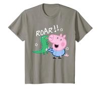 Peppa Pig George Dinosaur Raw Adventure Explorez Un Classique Amusant T-Shirt