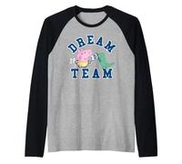 Peppa Pig George Dinosaur Raw Dream Team Adventure Classic Manche Raglan