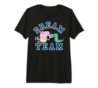 Peppa Pig George Dinosaur Raw Dream Team Adventure Classic T-Shirt Haut de Gamme