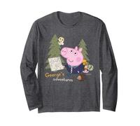 Peppa Pig George Explorer Outdoor Scouts Classic Adventure Manche Longue