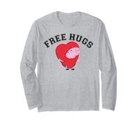 Peppa Pig George Free Hug Valentine Manche Longue