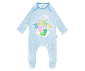 Peppa Pig George Pig Grenouillère pour bebé garçon Bleu 12-18 Mois
