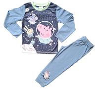 Peppa Pig George Pig Pyjama espace extra-atmosphérique pour garçons âgés de 18 mois à 5 ans (4-5 ans) Bleu