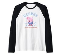 Peppa Pig George Splish Spalsh Manche Raglan