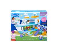 Peppa Pig - Grand Bateau de Croisiere 3 niveaux Avec 3 figurines + 13 Accessoires - Set Jouet enfant Peppa Le Cochon + carte