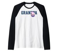 Peppa Pig Grandpa Fête des pères Manche Raglan