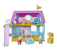 Peppa Pig Hasbro Peppas Club House pour Enfant avec Effets sonores Inclus 2 Figurines et 7 Accessoires à partir de 3 Ans 25734438 Multicolore