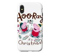 Peppa Pig Hooray Noël Coque pour iPhone X/XS