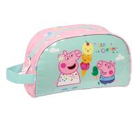 Peppa Pig Ice Cream - Grande trousse de toilette pour enfant, adaptable au chariot, idéale pour les enfants de 5 à 14 ans, confortable et polyvalente, qualité et résistance, 26 x 16 x 9 cm, rose clair