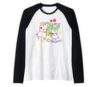 Peppa Pig Ice Cream Manche Raglan