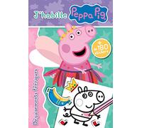 Peppa Pig - J'habille - Déguisements féériques: Bloc de stickers - Peppa Pig à habiller