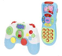 ColorBaby Peppa Pig 39161 Set de manettes interactives, Sons et mélodies, émet de la lumière, Piles incluses, Manette Console bébé, Jouets pour bébé, Jouet de première enfance, Cadeaux pour bébés 6