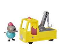 Peppa Pig Playset Granddad Dogs Tow Truck Doll Jaune