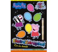 Peppa Pig, la petite fille. Des griffures supplémentaires. Quelle journée