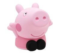 Peppa Pig Lampe Squishy - Lampe de bureau sur pied sous licence officielle, décoration de salle de jeux et marchandises pour garçons et filles, veilleuse accessoire cadeau pour salle de jeux et