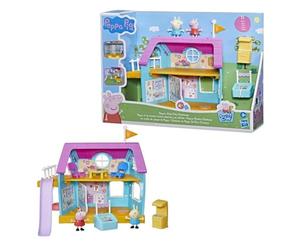 Peppa Pig Le club des amis de Peppa, jouet préscolaire, sons, Deux figurines, Sept accessoires, dès 3 ans, Multicolore, Taille unique