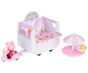Peppa Pig - Le Stand de Glace de Peppa - Véhicule + Décor + Figurine 5 cm