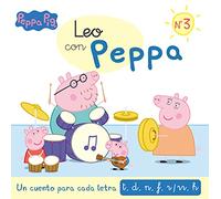 Peppa Pig. Lectoescritura - Leo con Peppa. Un cuento para cada letra: t, d, n, f, r/rr, h