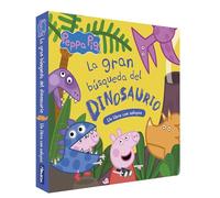 Peppa Pig. Libro de cartón con solapas - La gran búsqueda del dinosaurio