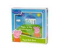 Peppa Pig - Livre de Bain avec 10 Illustrations différentes - Jouets de Bain et Piscine - A partir de 12 Mois (DeQube 919D00050)